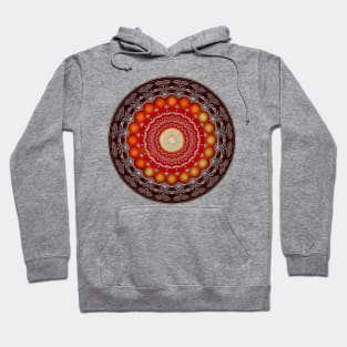 Red & Yellow Mandala Hoodie